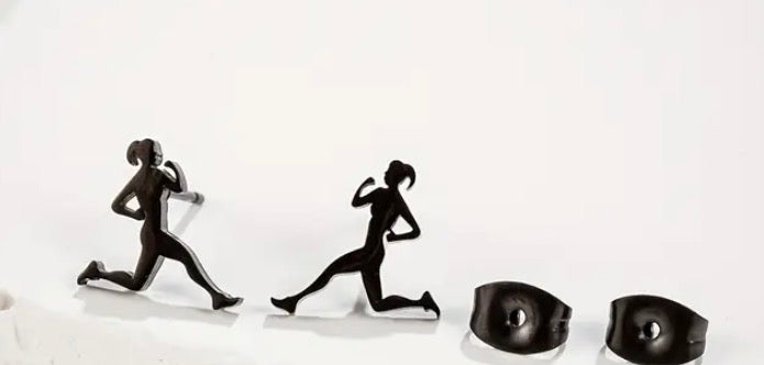 Earings that Scream “I am a Runner Girly”