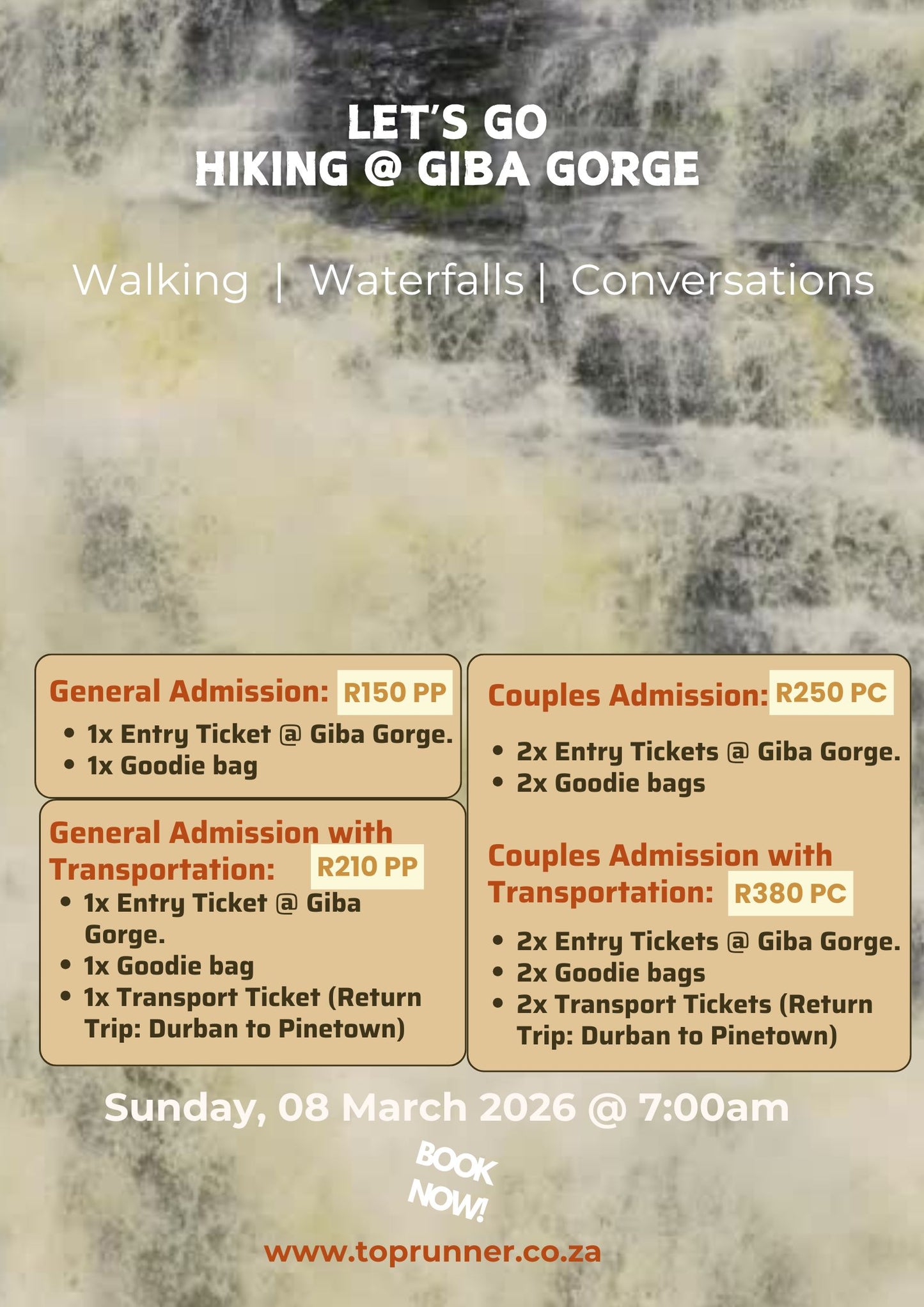 Giba Gorge Hiking Adventure: 08 March 2026