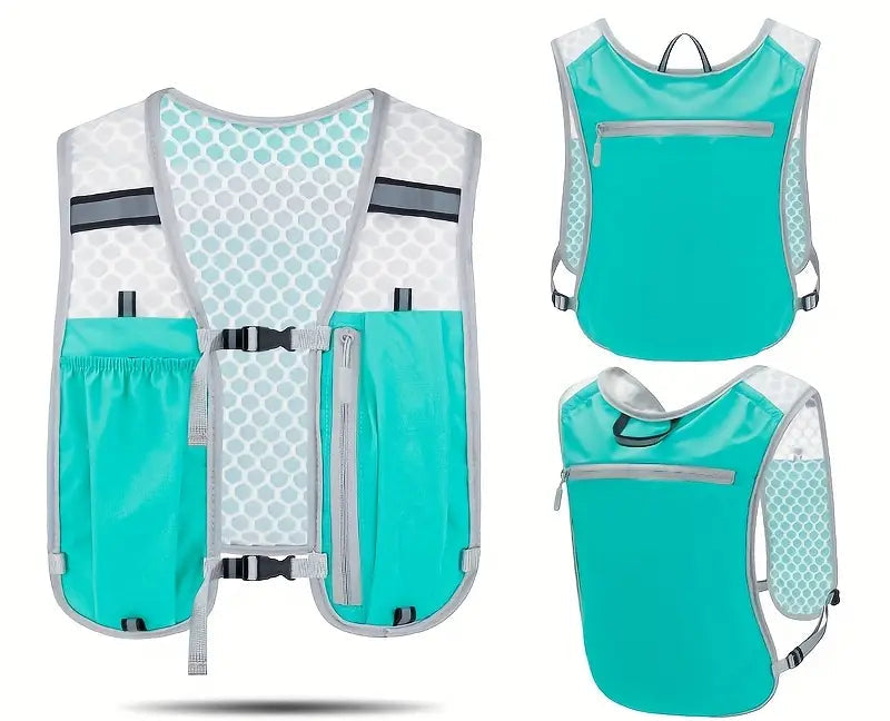 Outdoor Running and Hiking Vest Hydration Pack for Men and Women.