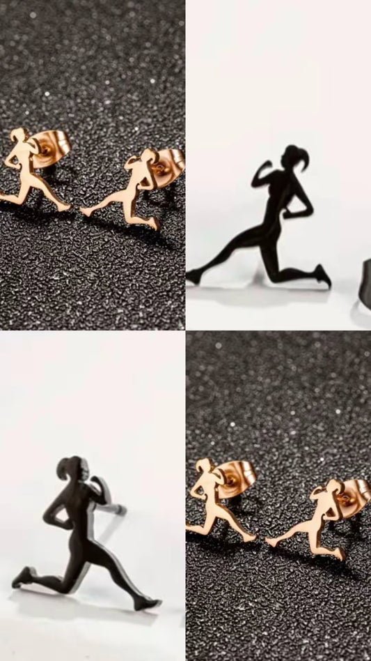 Earings that Scream “I am a Runner Girly”