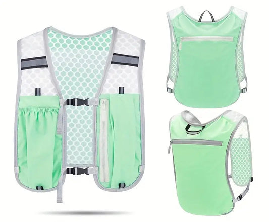 Outdoor Running and Hiking Vest Hydration Pack for Men and Women.